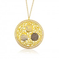 Gümüş Ayetel Kürsi ve Dualar Bayan Kolye Gümüş Ayetel Kürsi ve Dualar Bayan Kolye