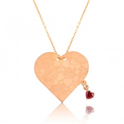 Gümüş Kalpli Aşk Sözleri Bayan Kolye Gümüş Kalpli Aşk Sözleri Bayan Kolye