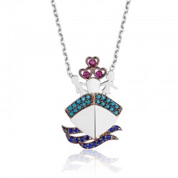 Gümüş Titanik Bayan Kolye Gümüş Titanik Bayan Kolye