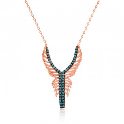 Gümüş Melek Kanadı Bayan Kolye Gümüş Melek Kanadı Bayan Kolye