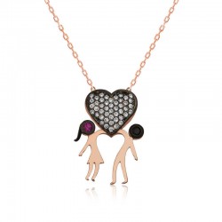 Gümüş Aşıklar Bayan Kolye Gümüş Aşıklar Bayan Kolye