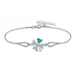 Gümüş Nazarlı Yonca Bileklik Gümüş Nazarlı Yonca Bileklik