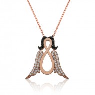 Gümüş Sonsuz Melek Bayan Kolye Gümüş Sonsuz Melek Bayan Kolye