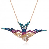 Gümüş Kırlangıç Bayan Kolye Gümüş Kırlangıç Bayan Kolye