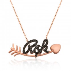 Gümüş Kalbe Giden Aşk Kolye Gümüş Kalbe Giden Aşk Kolye