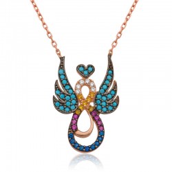 Gümüş Kanatlı Sonsuz Aşk Kolye Gümüş Kanatlı Sonsuz Aşk Kolye