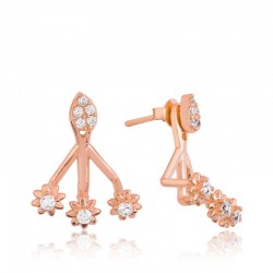 Gümüş Sihirli Çiçek Küpe Gümüş Sihirli Çiçek Küpe