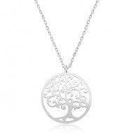 Gümüş Hayat Ağacı Bayan Kolye Gümüş Hayat Ağacı Bayan Kolye