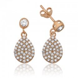 Gümüş Damla Küpe Gümüş Damla Küpe