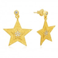 Gümüş Yıldız Küpe Gümüş Yıldız Küpe