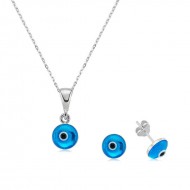 Gümüş Nazar Bayan Set Gümüş Nazar Bayan Set