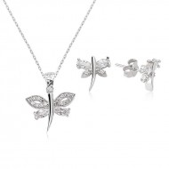 Gümüş Yusufçuk Bayan Set Gümüş Yusufçuk Bayan Set