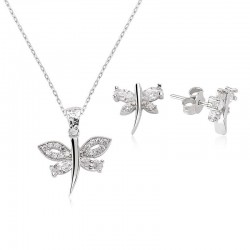 Gümüş Yusufçuk Bayan Set Gümüş Yusufçuk Bayan Set