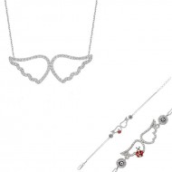 Gümüş Melek Kanadı Bayan Set Gümüş Melek Kanadı Bayan Set