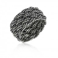 Gümüş Elişi Hasır Örgü Erkek Yüzük Gümüş Elişi Hasır Örgü Erkek Yüzük