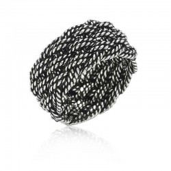 Gümüş Elişi Hasır Örgü Erkek Yüzük Gümüş Elişi Hasır Örgü Erkek Yüzük