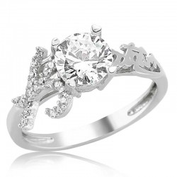 Gümüş Kemal Atatürk İmzalı Tek Taş Bayan Yüzük Gümüş Kemal Atatürk İmzalı Tek Taş Bayan Yüzük