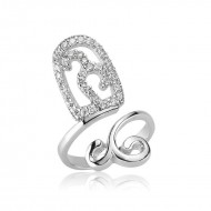 Gümüş Sarmaşık Tırnak Yüzük Gümüş Sarmaşık Tırnak Yüzük