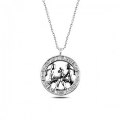 Gümüş İkizler Burcu Kolye Gümüş İkizler Burcu Kolye