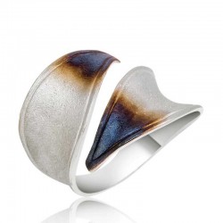 Gümüş Kuru Yaprak Bayan Yüzük Gümüş Kuru Yaprak Bayan Yüzük