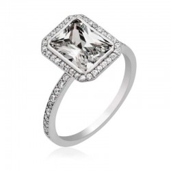 Gümüş Tek Taş Bayan Yüzük Gümüş Tek Taş Bayan Yüzük