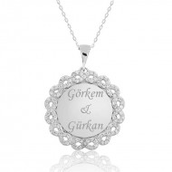 Gümüş Kişiye Özel Sonsuzluk İsimli Kolye Gümüş Kişiye Özel Sonsuzluk İsimli Kolye