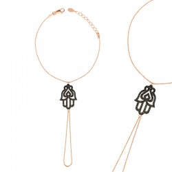 Gümüş Rose Fatma Eli Şahmeran Bayan Bileklik Gümüş Rose Fatma Eli Şahmeran Bayan Bileklik