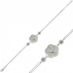 Gümüş Papatya Bayan Bileklik Gümüş Papatya Bayan Bileklik