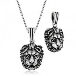 Gümüş Aslan Kolye Gümüş Aslan Kolye