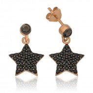 Gümüş Yıldız Küpe Gümüş Yıldız Küpe