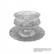 Papatya Desenli Gümüş Boller Papatya Desenli Gümüş Boller