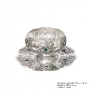 Lale Desenli Gümüş Boller Lale Desenli Gümüş Boller