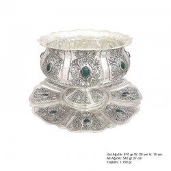 Lale Motifli Gümüş Boller Lale Motifli Gümüş Boller