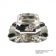 Amaryllis Desenli Gümüş Boller Amaryllis Desenli Gümüş Boller