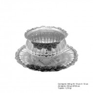 Frezya Çiçek Desenli Gümüş Boller Frezya Çiçek Desenli Gümüş Boller