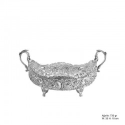 Gül Desenli Gümüş Boller Gül Desenli Gümüş Boller