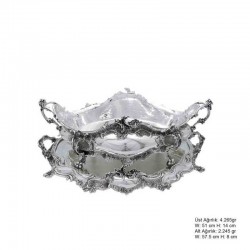 925 Ayar Gümüş Çiçekli Jardinyer 925 Ayar Gümüş Çiçekli Jardinyer