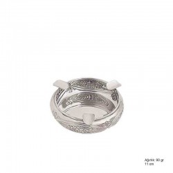 925 Ayar Gümüş Papatya Motifli Küllük 925 Ayar Gümüş Papatya Motifli Küllük