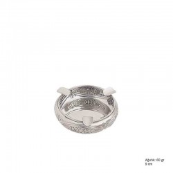 925 Ayar Gümüş Papatya Desenli Küllük 925 Ayar Gümüş Papatya Desenli Küllük