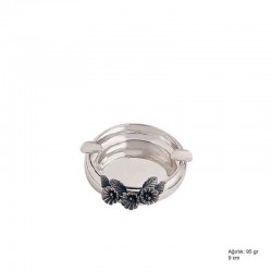 925 Ayar Gümüş Çiçek Motifli Küllük 925 Ayar Gümüş Çiçek Motifli Küllük