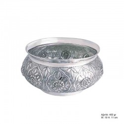 Çiçek Desenli Gümüş Şekerlik Çiçek Desenli Gümüş Şekerlik