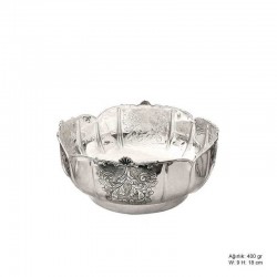 Yaprak Motifli Gümüş Şekerlik Yaprak Motifli Gümüş Şekerlik