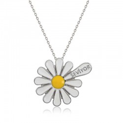 Gümüş Seviyor Papatya Bayan Kolye Gümüş Seviyor Papatya Bayan Kolye
