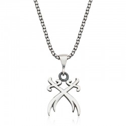 Gümüş İkili Zülfikar Kılıcı Kolye Gümüş İkili Zülfikar Kılıcı Kolye