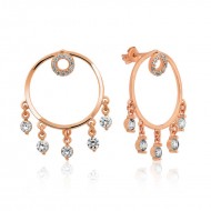 Gümüş Halka Bayan Küpe Gümüş Halka Bayan Küpe