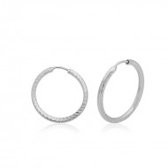 Gümüş Küçük Burgu Halka Küpe Gümüş Küçük Burgu Halka Küpe