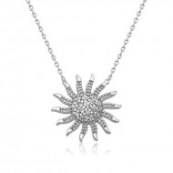 Gümüş Güneş Bayan Kolye Gümüş Güneş Bayan Kolye