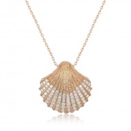 Gümüş İstiridye Bayan Kolye Gümüş İstiridye Bayan Kolye