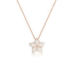 Gümüş Rose Yasemin Çiçeği Bayan Kolye Gümüş Rose Yasemin Çiçeği Bayan Kolye