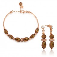 Gümüş Zultanit Taşlı Bayan Set Gümüş Zultanit Taşlı Bayan Set